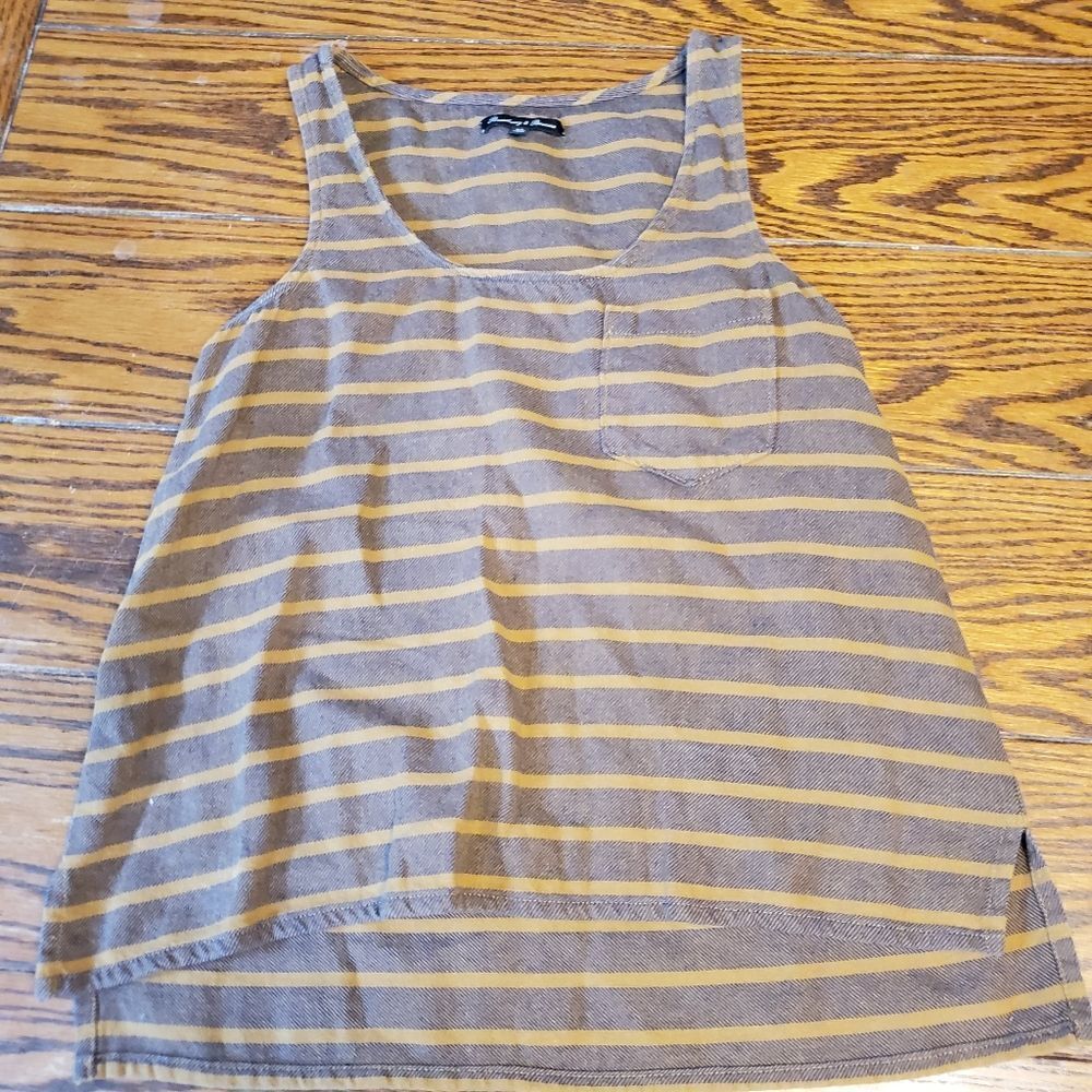 Madewell yellow&blue tank top size XS